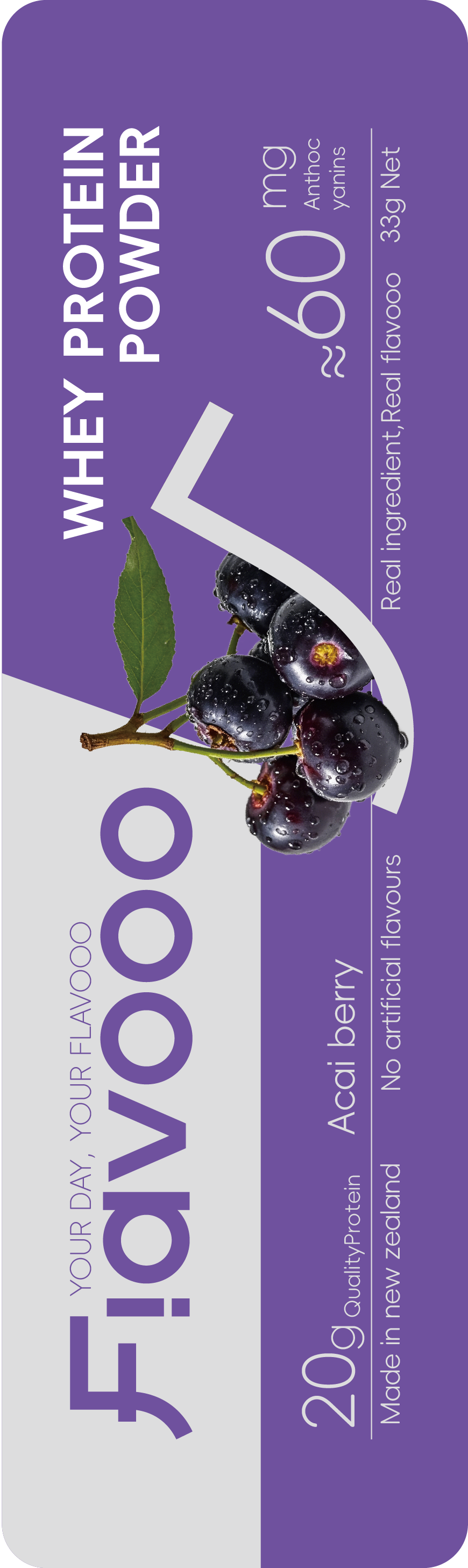 Wild Blueberry Protein - Antioxidant-rich blueberry flavor protein powder made in New Zealand