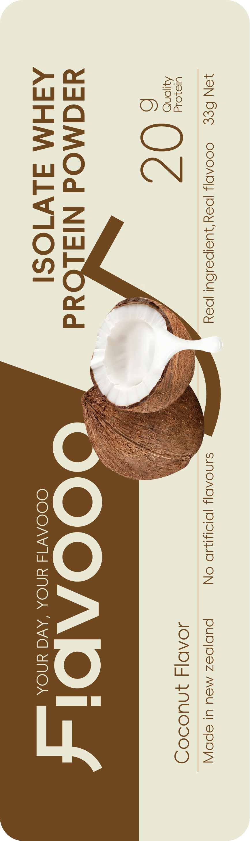 Tropical Coconut Protein - Creamy coconut flavor protein powder made in New Zealand