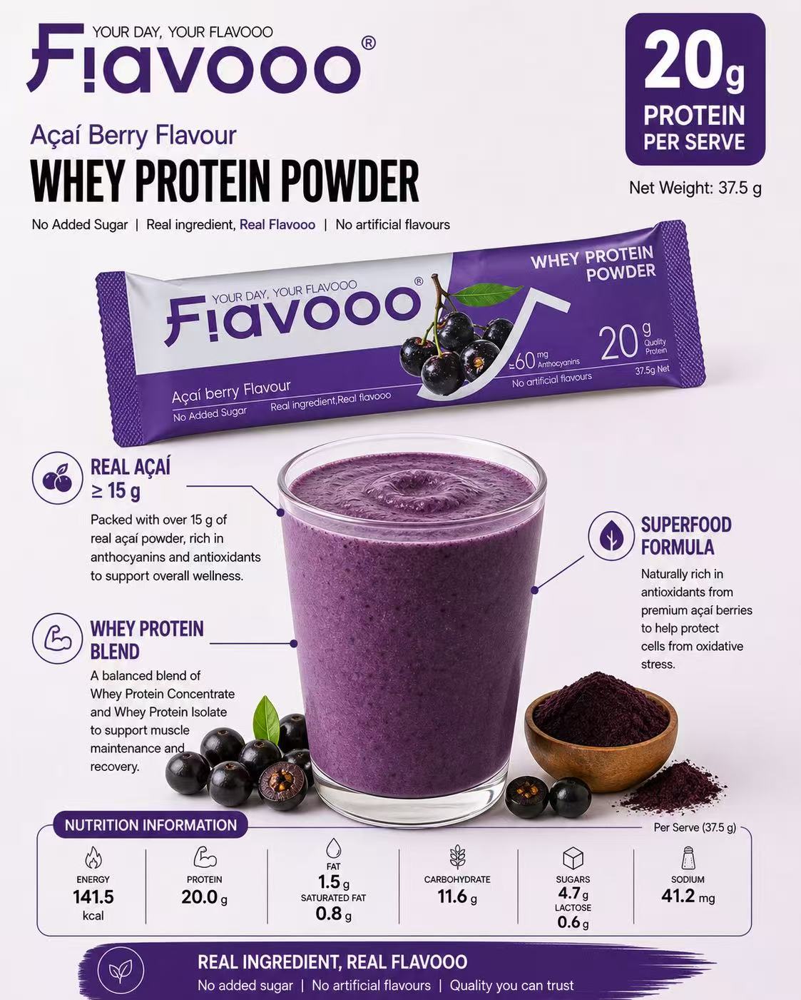 Protein Sachet – Acai Berry